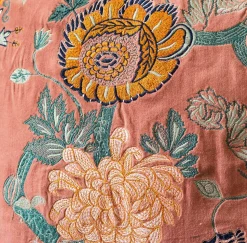 Graham & Green Rosalind Embroidered Square Cushions