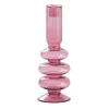 Graham & Green Rose Pink Bubble Candle Holder