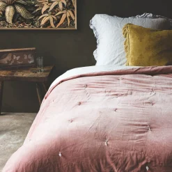 Graham & Green Rose Velvet Pebble Quilts
