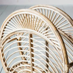 Graham & Green Round Cane Magazine Rack