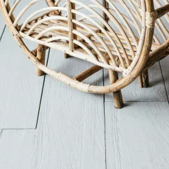 Graham & Green Round Cane Magazine Rack