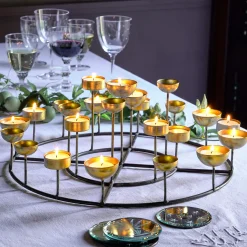Graham & Green Round Multi Tea Light Holder