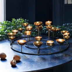 Graham & Green Round Multi Tea Light Holder