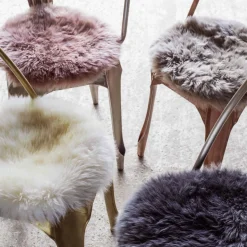Graham & Green Round Sheepskin Seat Pads