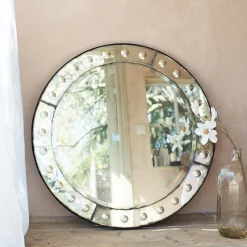 Graham & Green Round Venetian Mirror