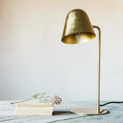 Graham & Green Rowan Brass Table Lamp