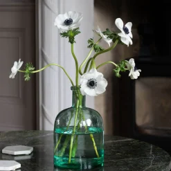 Graham & Green Rustic Recycled Glass Bud Vases