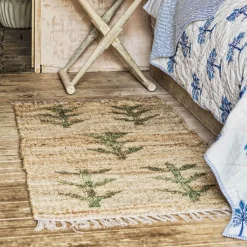 Graham & Green Sage Green Tree Rug - 120 x 60cm