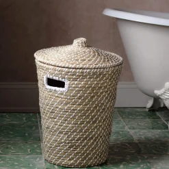 Graham & Green Seagrass Basket with Lid