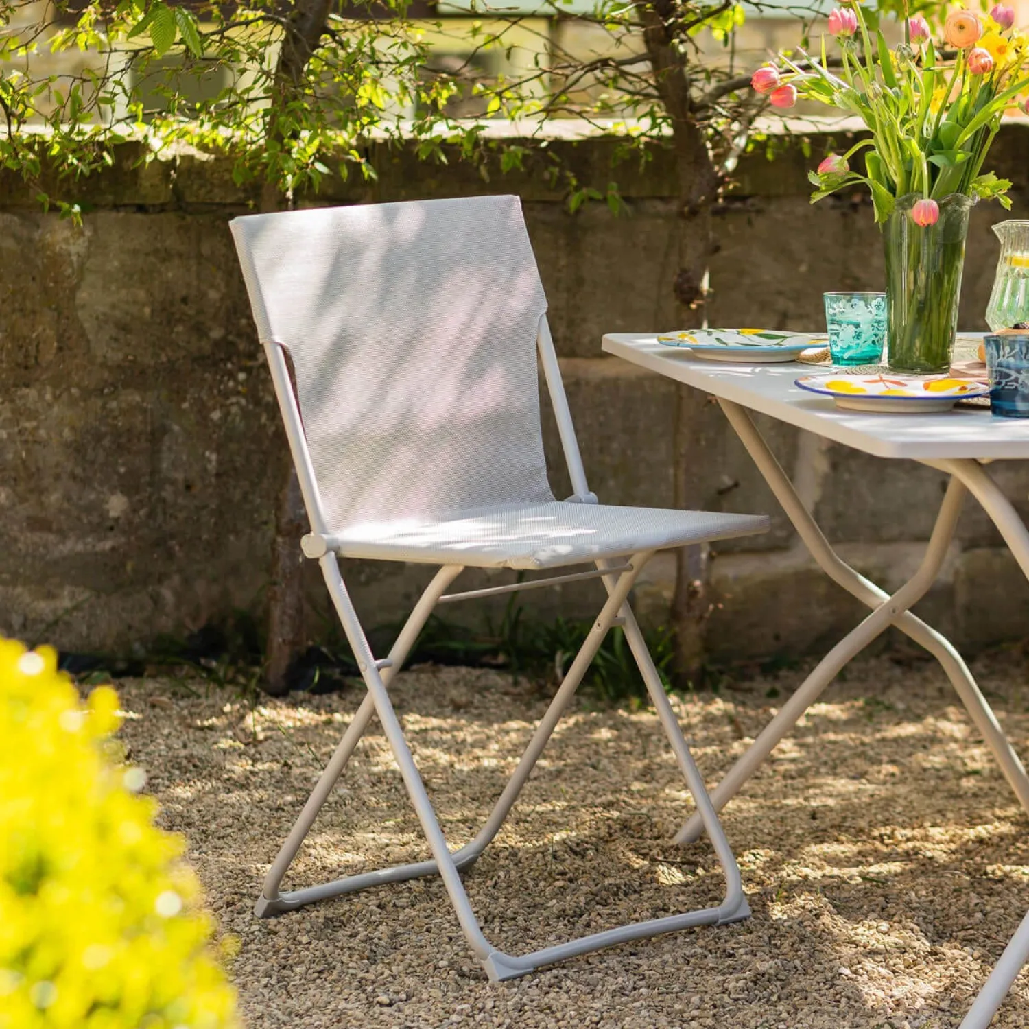 Graham & Green Seigle White Balcony Chair