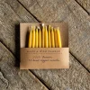 Graham & Green Set of 10 Beeswax Birthday Candles