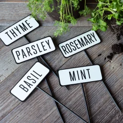 Graham & Green Set of Five Herb Labels