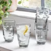 Graham & Green Set of Four Grey Face Tumblers
