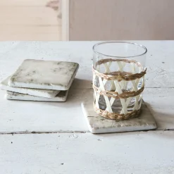 Graham & Green Set of Four Gypsophilia Coasters