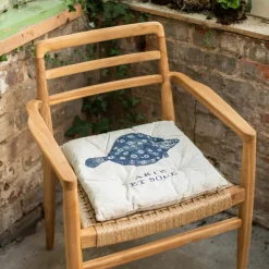 Graham & Green Set of Four La Mer Print Seat Pads