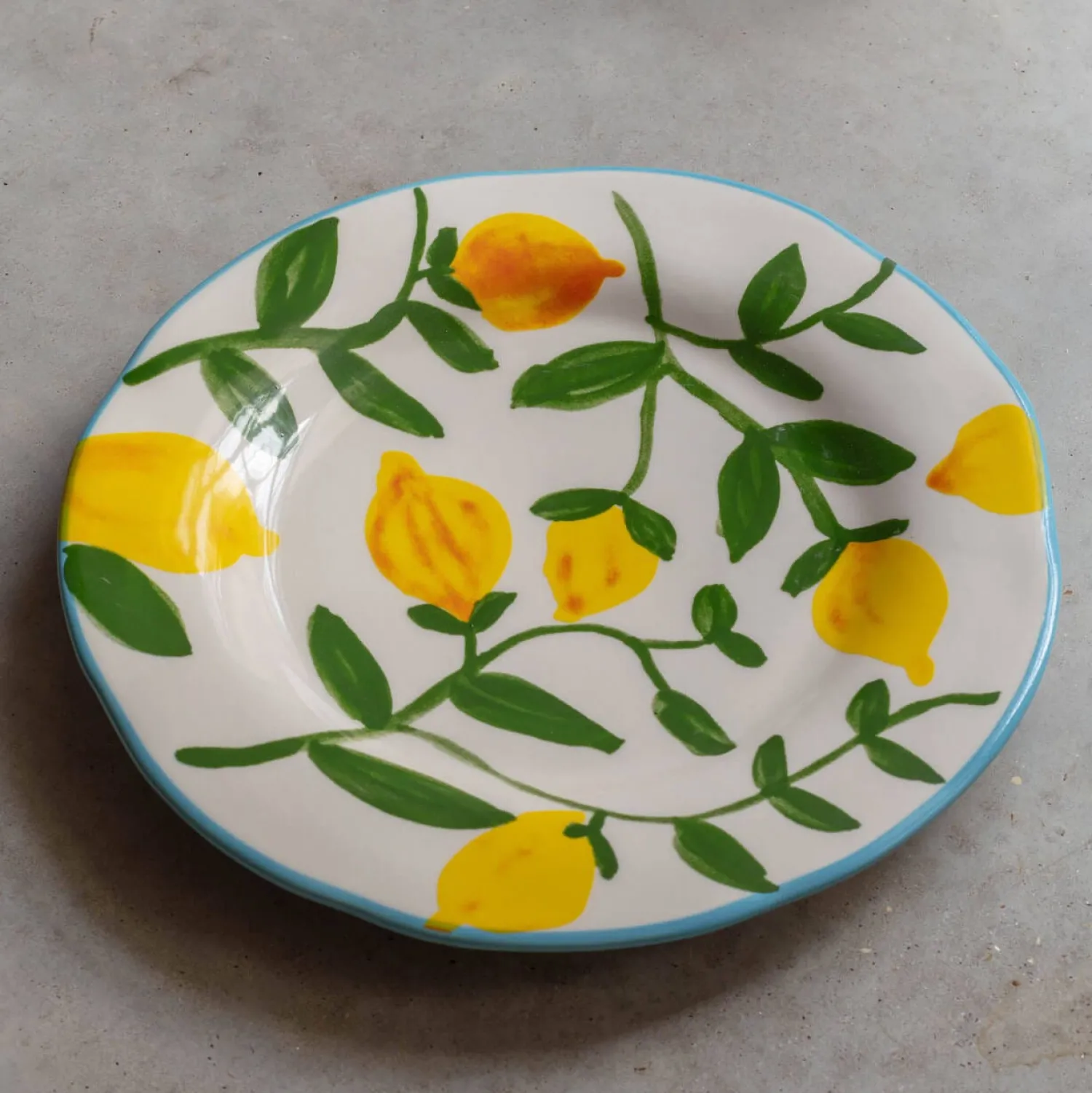 Graham & Green Set of Four Multi Lemons Plates