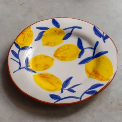 Graham & Green Set of Four Multi Lemons Plates