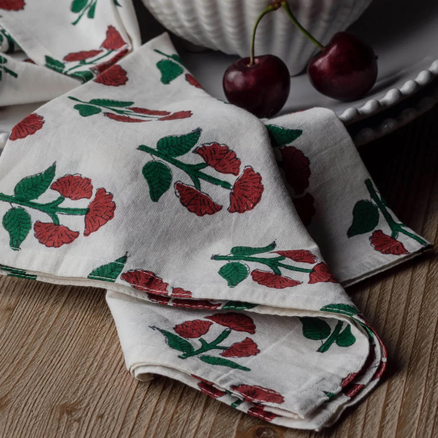 Graham & Green Set of Four Ooty Napkins