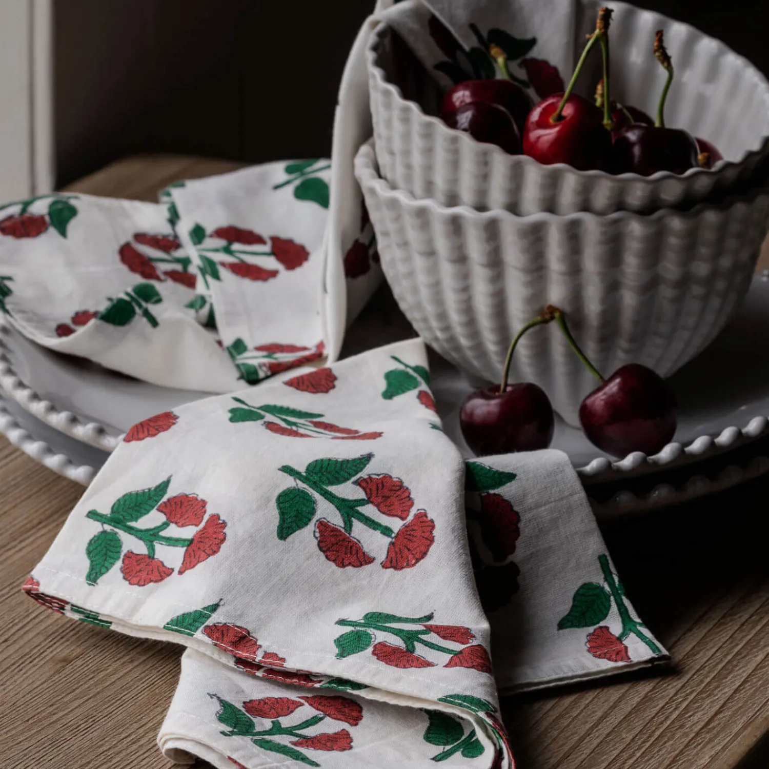 Graham & Green Set of Four Ooty Napkins