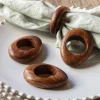 Graham & Green Set of Four Oval Wooden Napkin Rings