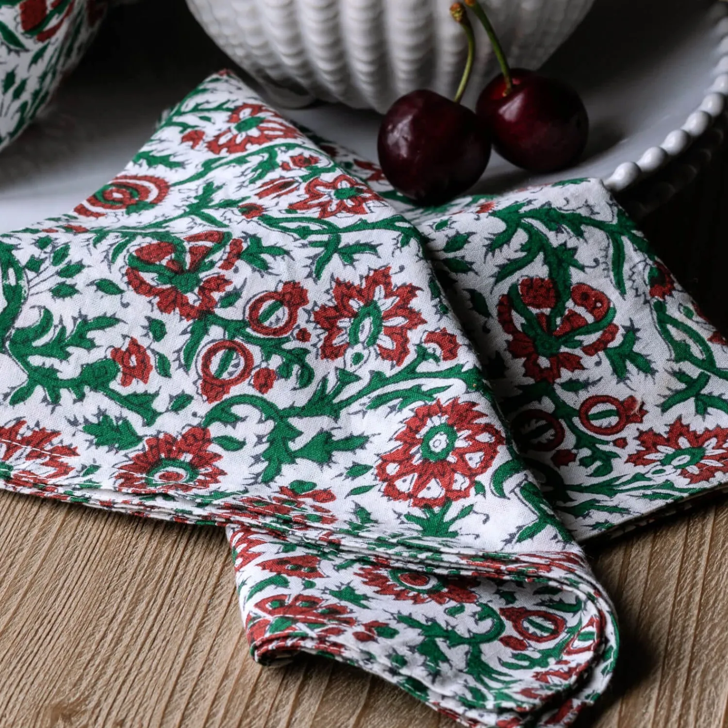 Graham & Green Set of Four Pondicherry Napkins