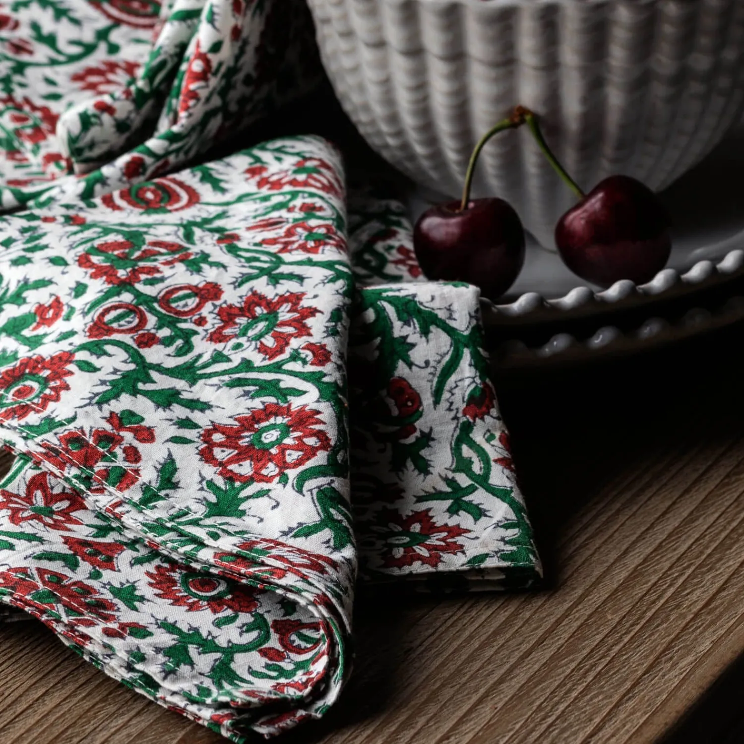 Graham & Green Set of Four Pondicherry Napkins