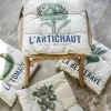Graham & Green Set of Four Vegetable Print Seat Pads