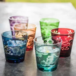 Graham & Green Set of Six Blossom Glasses