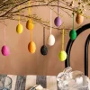 Graham & Green Set of Ten Colourful Egg Hanging Decorations