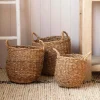 Graham & Green Set of Three Seagrass Baskets