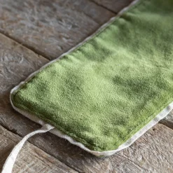 Graham & Green Set of Two Avocado Velvet Curtain Tie Backs