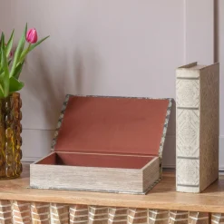 Graham & Green Set of Two Aztec Book Boxes