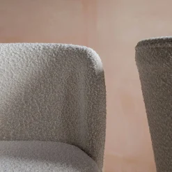 Graham & Green Set of Two Benji Boucle Dining Chairs