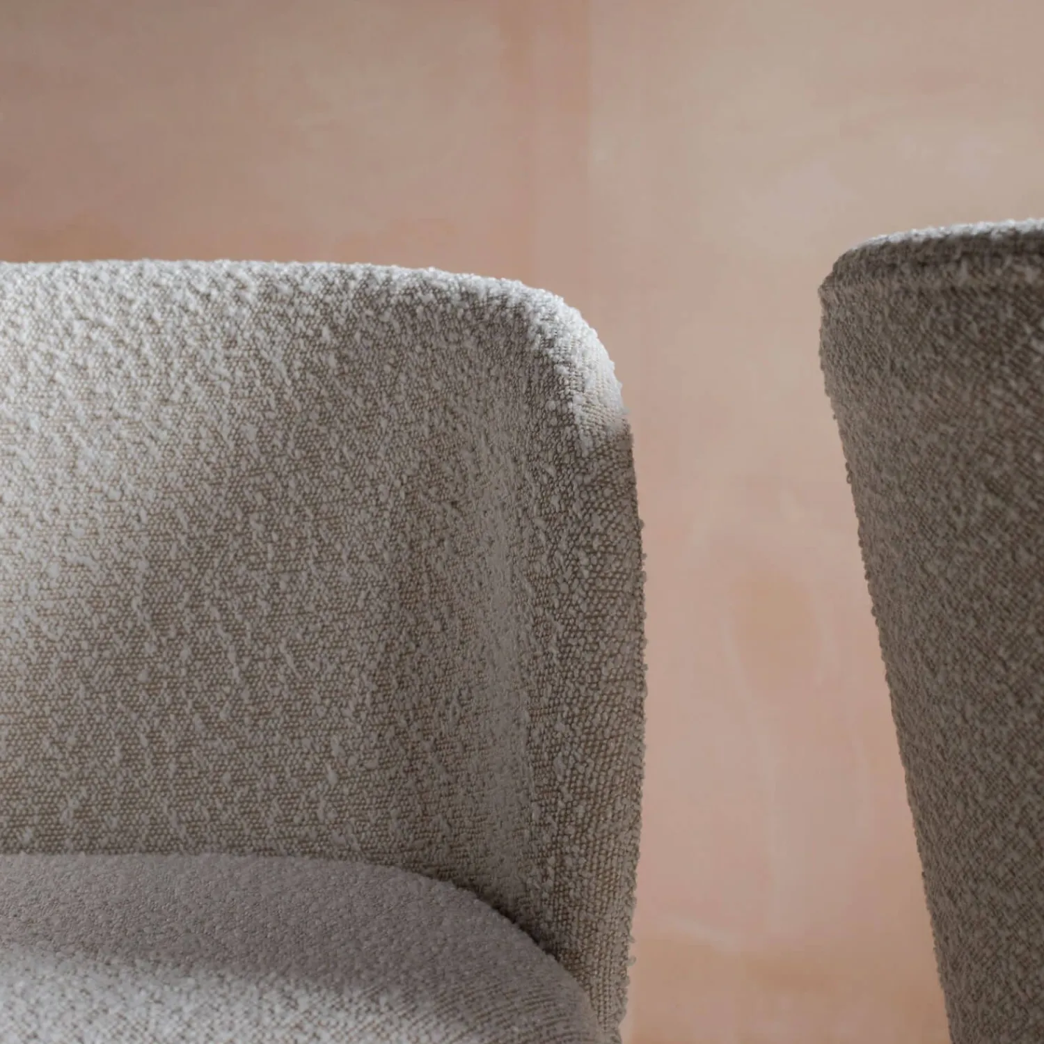 Graham & Green Set of Two Benji Boucle Dining Chairs