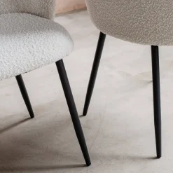 Graham & Green Set of Two Benji Boucle Dining Chairs