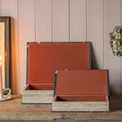 Graham & Green Set of Two Book Boxes