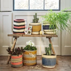 Graham & Green Set of Two Jute Bins