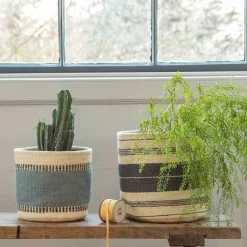 Graham & Green Set of Two Jute Bins
