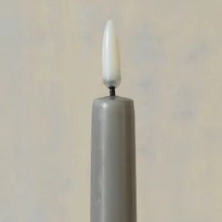 Graham & Green Set of Two LED Taper Candles Sandstone