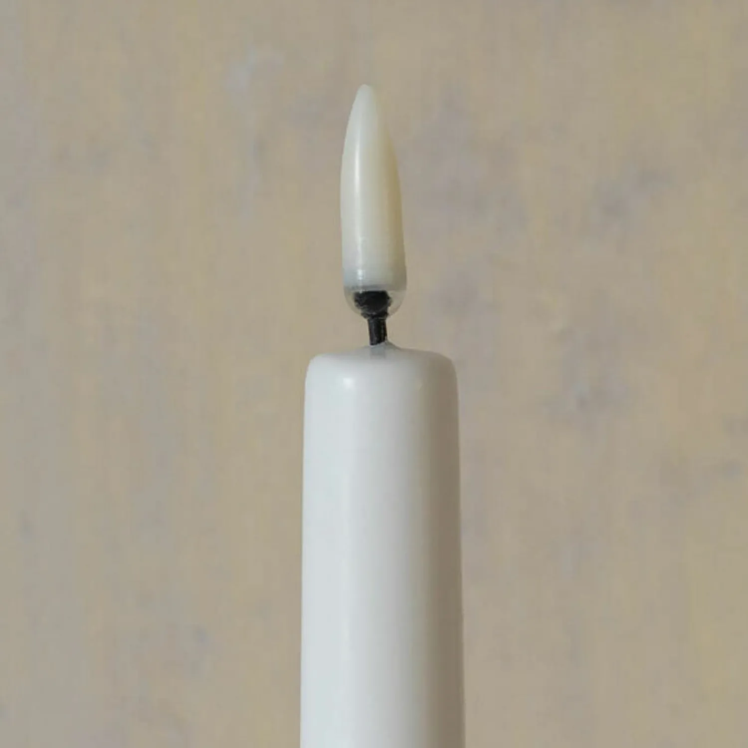 Graham & Green Set of Two LED Taper Candles White