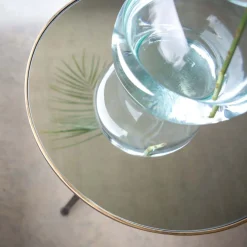 Graham & Green Set of Two Mirrored Top Side Tables