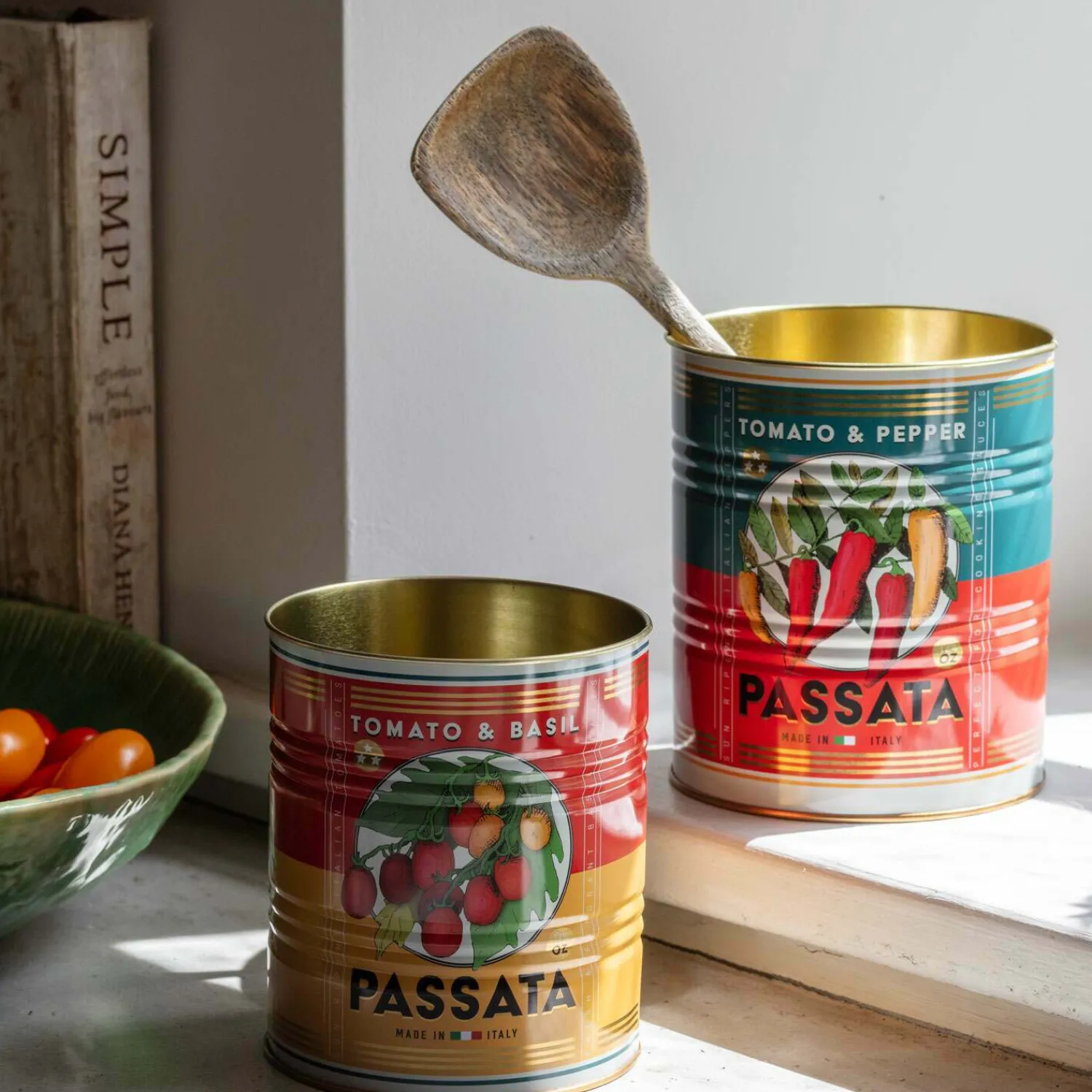 Graham & Green Set of Two Passata Tins