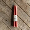 Graham & Green Set of Two Salmon Pink Beeswax Dinner Candles