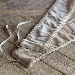 Graham & Green Set of Two Sand Velvet Curtain Tie Backs