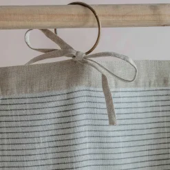Graham & Green Set of Two Short Mustard Velvet Curtains