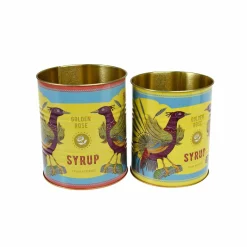 Graham & Green Set of Two Syrup Tins