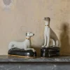 Graham & Green Set of Two Whippet Dog Ornaments