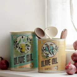 Graham & Green Set of Two XL Olive Oil Tins
