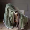 Graham & Green Sherpa Throw Pistachio