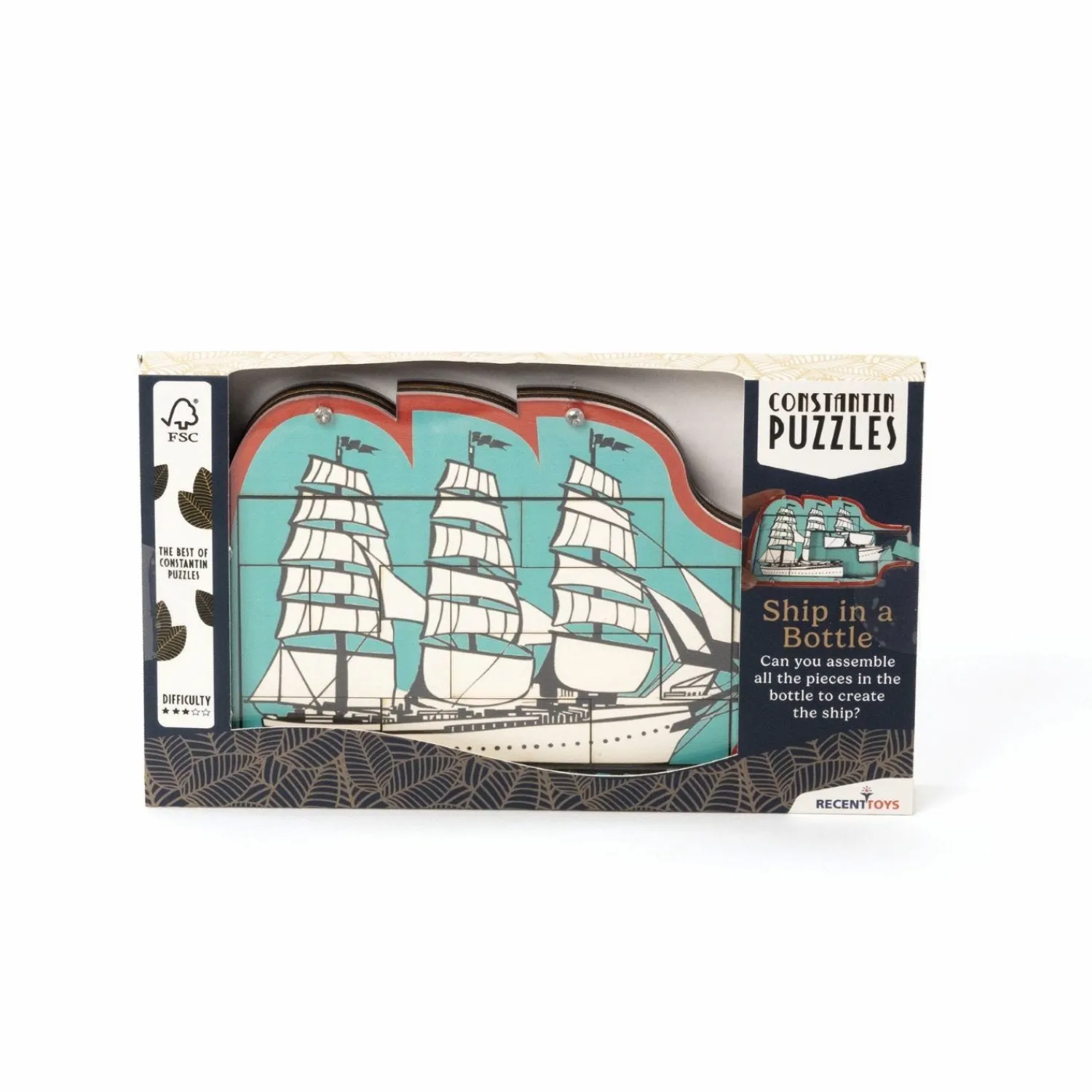 Graham & Green Ship in a Bottle Puzzle
